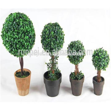 High quality boxwood artificial bonsai trees with decorative